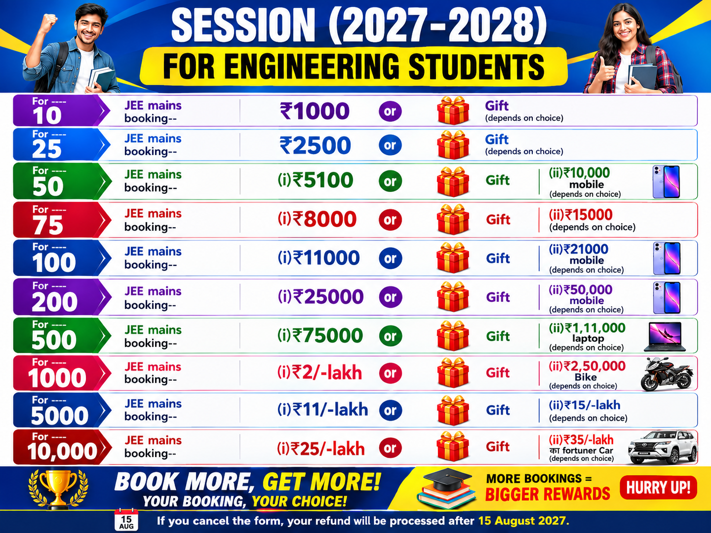 form booking offer